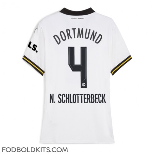 Borussia Dortmund Nico Schlotterbeck #4 Tredjetrøje Dame 2024-25 Kortærmet